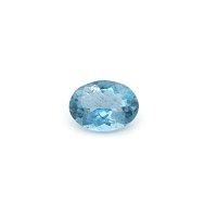 0.95 ct Oval Blue Natural Aquamarine