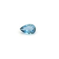 0.43 ct Pear Blue Natural Aquamarine