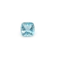 0.83 ct Cushion Blue Natural Aquamarine