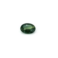 0.77 ct Oval Green Natural Sapphire