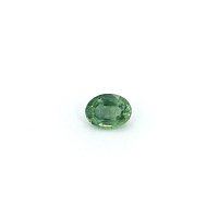 0.60 ct Oval Green Natural Sapphire