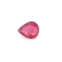 2.01 ct Pear Red Natural Ruby