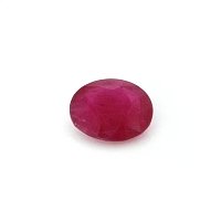 2.96 ct Oval Red Natural Ruby