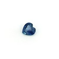 0.81 ct Heart Blue Natural Sapphire