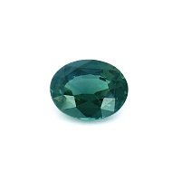 4.32 ct Oval Green Natural Sapphire