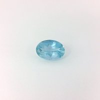 0.77 ct Oval Blue Natural Aquamarine