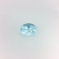 0.75 ct Oval Blue Natural Aquamarine