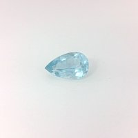 0.79 ct Pear Blue Natural Aquamarine