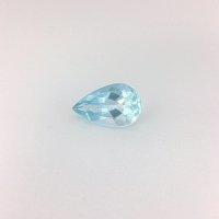 0.72 ct Pear Blue Natural Aquamarine
