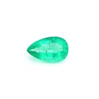 1.56 ct Pear Green Natural Emerald