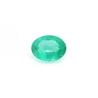 1.70 ct Oval Green Natural Emerald