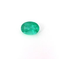 1.09 ct Oval Green Natural Emerald
