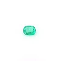 0.35 ct Cushion Green Natural Emerald