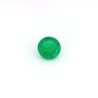 0.81 ct Round Green Natural Emerald