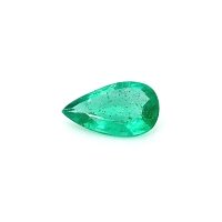 1.38 ct Pear Green Natural Emerald