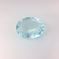 3.71 ct Oval Blue Natural Aquamarine