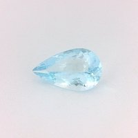 2.44 ct Pear Blue Natural Aquamarine