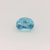 1.90 ct Oval Blue Natural Aquamarine