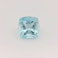 3.13 ct Cushion Blue Natural Aquamarine