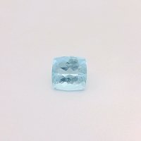 3.74 ct Cushion Blue Natural Aquamarine