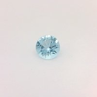 1.04 ct Round Blue Natural Aquamarine