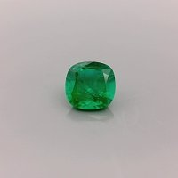 0.92 ct Cushion Green Natural Emerald