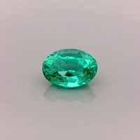 1.39 ct Oval Green Natural Emerald