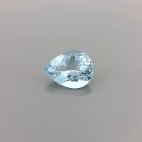 1.32 ct Pear Blue Natural Aquamarine
