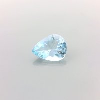 1.29 ct Pear Blue Natural Aquamarine