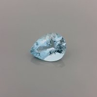 1.40 ct Pear Blue Natural Aquamarine