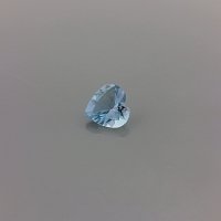 0.35 ct Heart Blue Natural Aquamarine