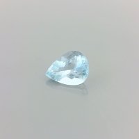 0.97 ct Pear Blue Natural Aquamarine