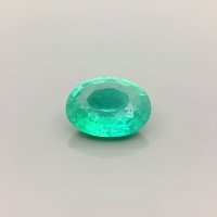 1.39 ct Oval Green Natural Emerald