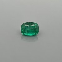 2.30 ct Cushion Green Natural Emerald