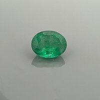 3.67 ct Oval Green Natural Emerald
