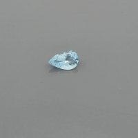 0.64 ct Pear Blue Natural Aquamarine