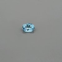 0.68 ct Oval Blue Natural Aquamarine