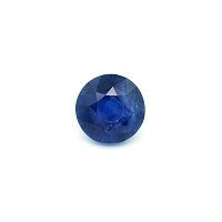 4.66 ct Round Blue Natural Sapphire