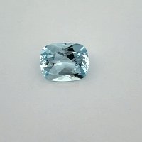 2.93 ct Cushion Blue Natural Aquamarine