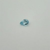 0.59 ct Pear Blue Natural Aquamarine