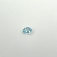 0.57 ct Pear Blue Natural Aquamarine