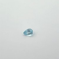 0.61 ct Pear Blue Natural Aquamarine
