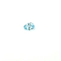 0.56 ct Pear Blue Natural Aquamarine