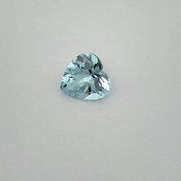 1.49 ct Heart Blue Natural Aquamarine
