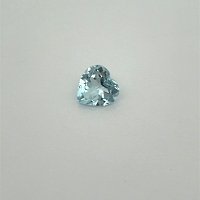 1.58 ct Heart Blue Natural Aquamarine