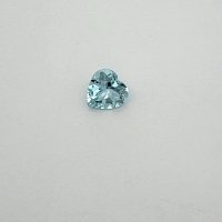1.52 ct Heart Blue Natural Aquamarine