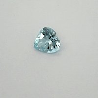 1.51 ct Heart Blue Natural Aquamarine