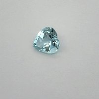 1.53 ct Heart Blue Natural Aquamarine
