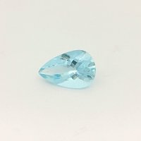 2.25 ct Pear Blue Natural Aquamarine
