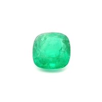 3.66 ct Cushion Green Natural Emerald